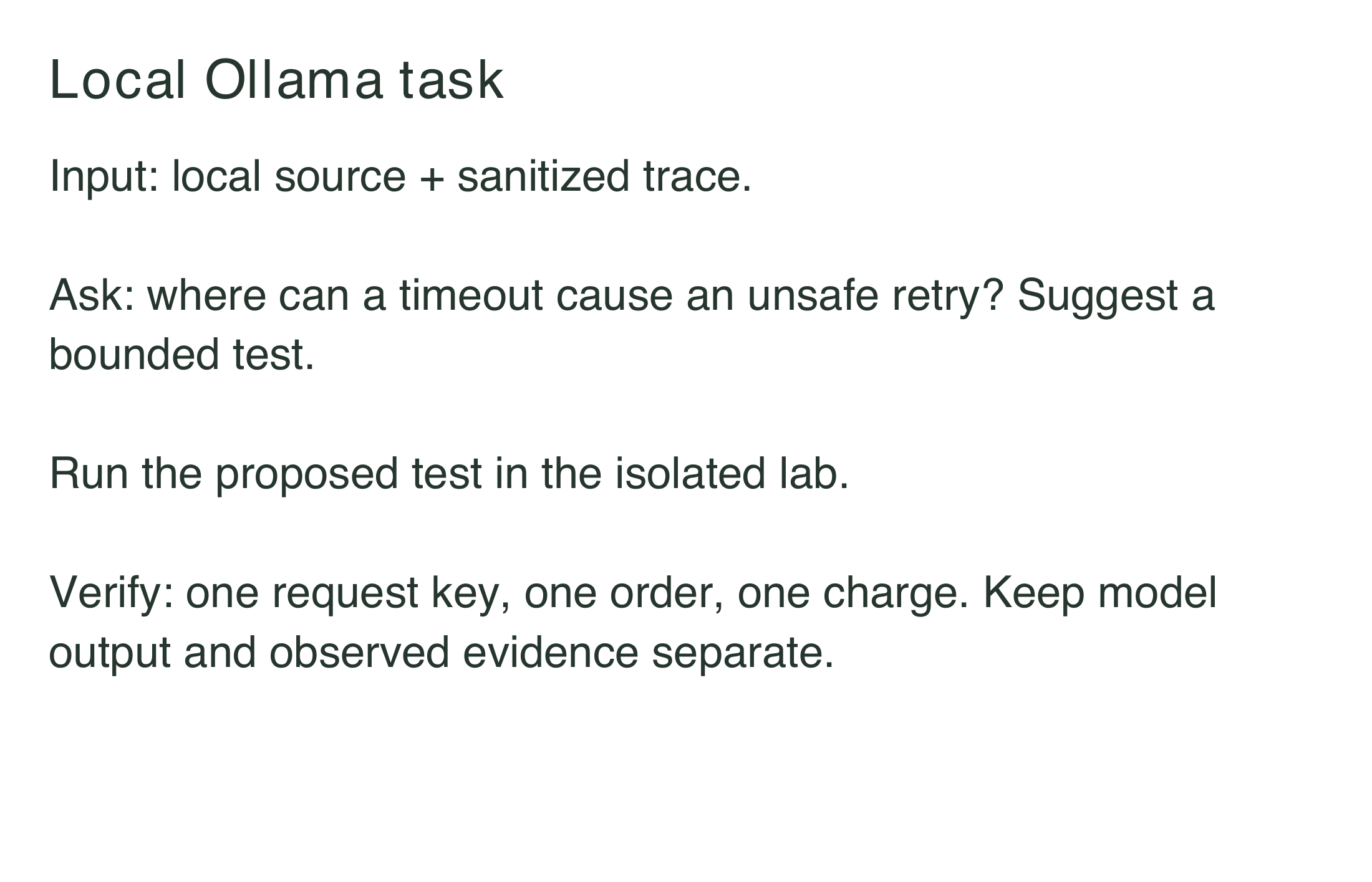 Figure 29.1c. Keep the investigation on the machine.