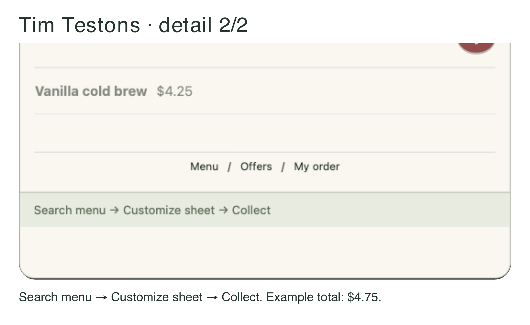 Figure 7.4f. One intent. Three different coffee shops.